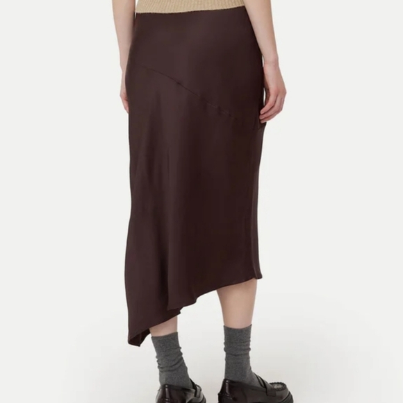 Frank and Oak Elegant Black Asymmetrical Skirt Size Xl NwT - Picture 2 of 8